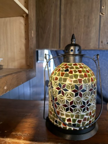Mosaic art glass - art, lantern