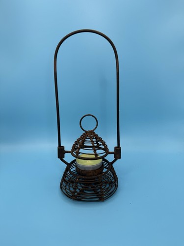 Vtg rustic wire cloche - vtg,