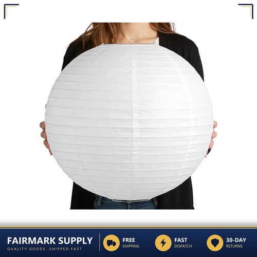 Paper lanterns inch white - 16,