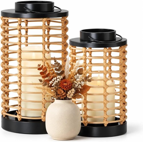 Rattan lanterns decorative - rattan,