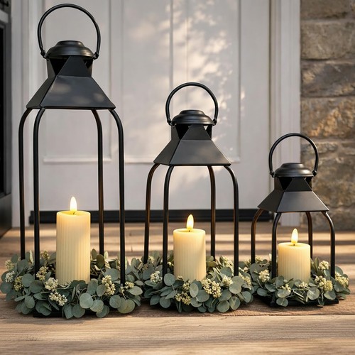Black metal decorative - black,